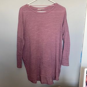 Atmosphere oversized long sleeve UK size 12 purple top slouchy capsule girly